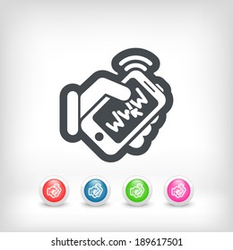 Internet connection smartphone