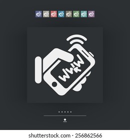 Internet connection smartphone