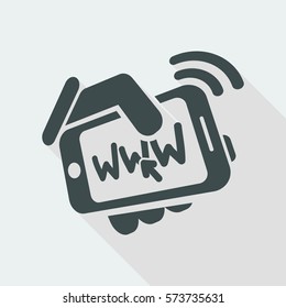 Internet connection smartphone