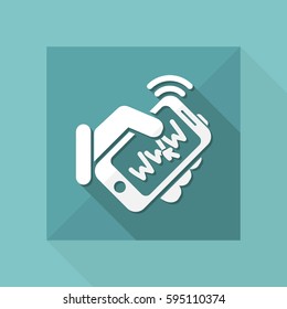 Internet connection smartphone