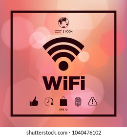 Internet connection symbol icon
