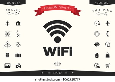 Internet connection symbol icon