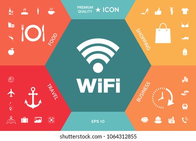 Internet connection symbol icon