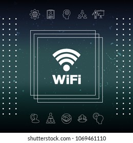 Internet connection symbol icon