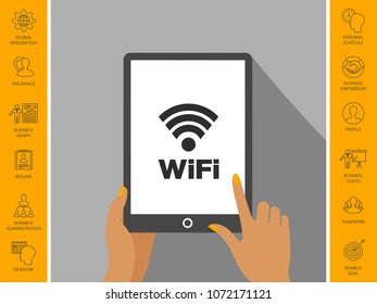 Internet connection symbol icon