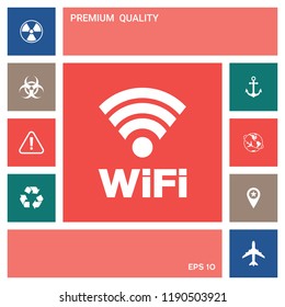 Internet connection symbol icon