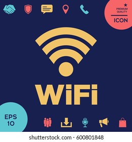Internet connection symbol icon