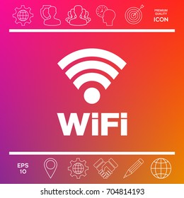 Internet connection symbol icon