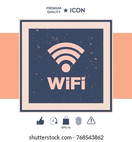 Internet connection symbol icon