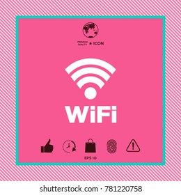 Internet connection symbol icon