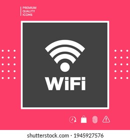 Internet connection symbol icon. Elements for your design