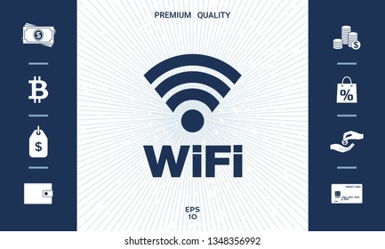Internet connection symbol icon. Graphic elements for your design