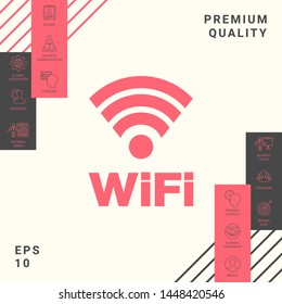 Internet connection symbol icon. Graphic elements for your design