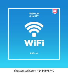 Internet connection symbol icon. Graphic elements for your design