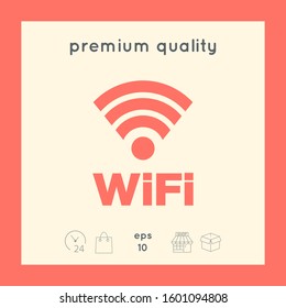 Internet connection symbol icon. Graphic elements for your design