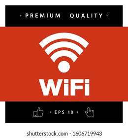 Internet connection symbol icon. Graphic elements for your design