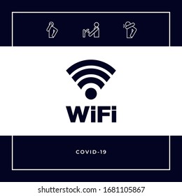 Internet connection symbol icon. Graphic elements for your design