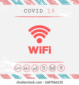 Internet connection symbol icon. Graphic elements for your design