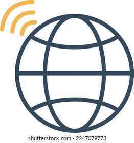 Internet connection Vector Icon which is suitable for commercial work and easily modify or edit it
