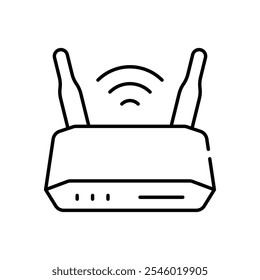 Ilustração de stock de ícone de vetor de Conectividade com a Internet
