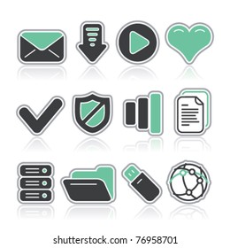 internet contour icons