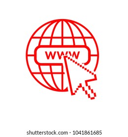 Internet danger and scum concept