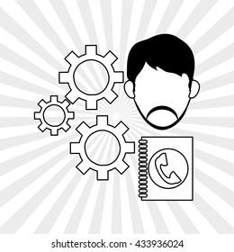 Internet  design. communication concept. flat illustration, editable vector