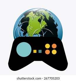 Internet design over white background, vector illustration