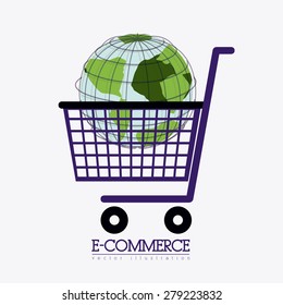 Internet design over white background, vector illustration