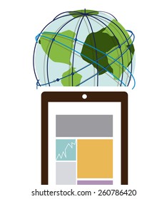 Internet design, vector illustration