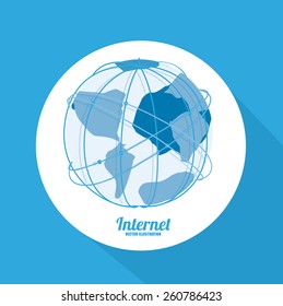 Internet design, vector illustration