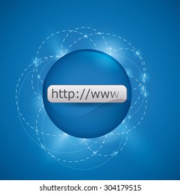Internet digital design, vector illustration eps 10.