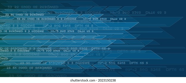 concepto de tecnología de seguridad digital de Internet para los antecedentes empresariales. Bloquear la tarjeta de circuitos