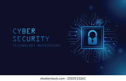 Internet digital security technology template background concept