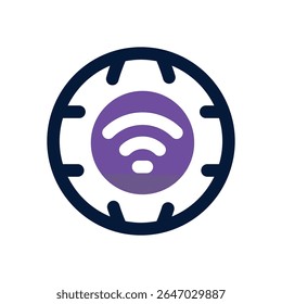 internet duotone icon. Sleek and modern vector icon for websites, mobile apps, marketing materials, and corporate design. Fully scalable and ready to use.