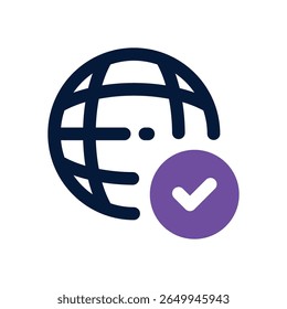 internet duotone icon. Sleek and modern vector icon for websites, mobile apps, marketing materials, and corporate design. Fully scalable and ready to use.