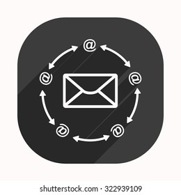 Internet e-mai. icon. vector design