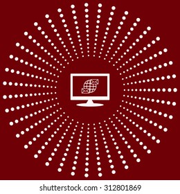 Internet e-mail, envelope lette, Globe. icon. vector design