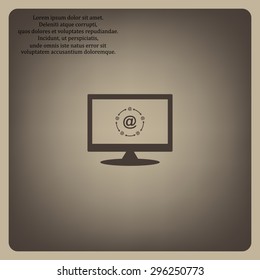 Internet e-mail. icon. vector design