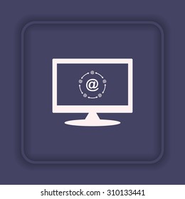 Internet e-mail. icon. vector design