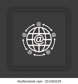 Internet e-mail. icon. vector design