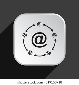 Internet e-mail. icon. vector design