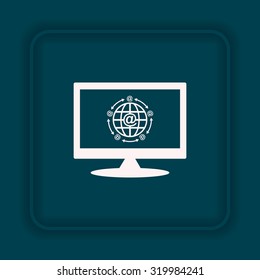 Internet e-mail. icon. vector design