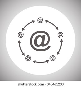 Internet e-mail. icon. vector design
