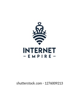 internet empire helmet wifi logo