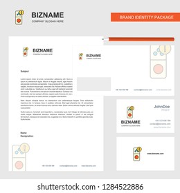 Internet error Business Letterhead, Envelope and visiting Card Design vector template