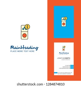 Internet error Creative Logo and business card. vertical Design Vector