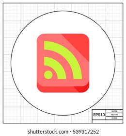 Internet Feed Flat Icon