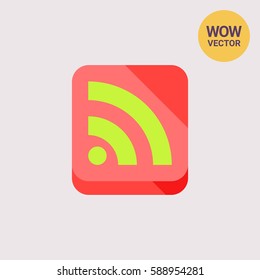 Internet Feed Flat Icon