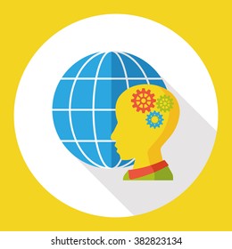 internet financial flat icon